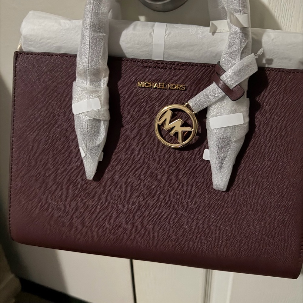 Michael Kors Deep Burgundy Satchel